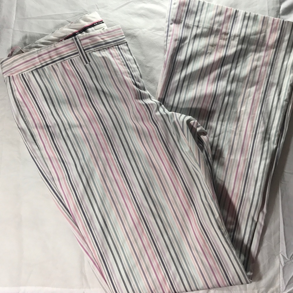 Striped light weight pants